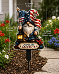 Patriotic Yard Sign | 4th of July Garden Decoration