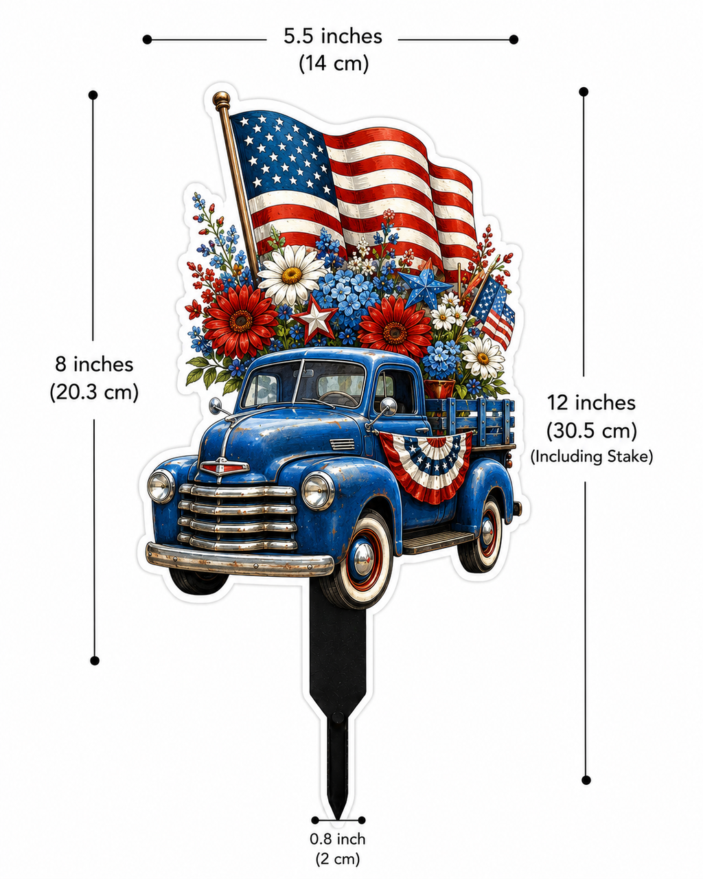 American Style Acrylic Garden Yard Signs