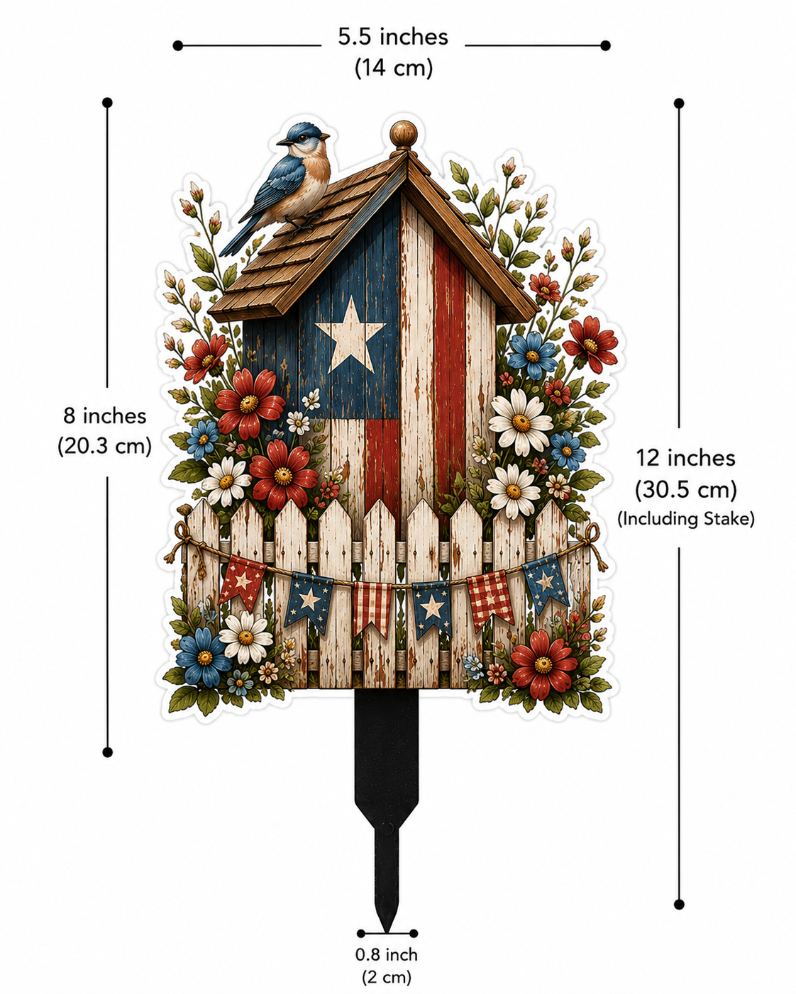 American Style Acrylic Garden Yard Signs