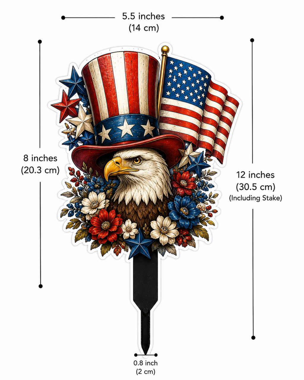 American Style Acrylic Garden Yard Signs