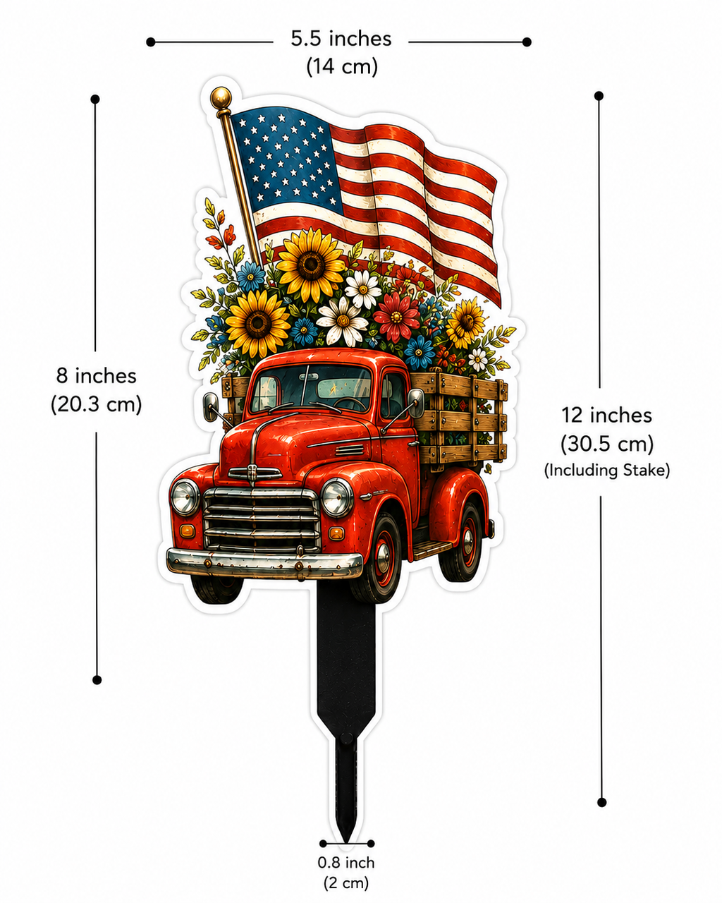 American Style Acrylic Garden Yard Signs